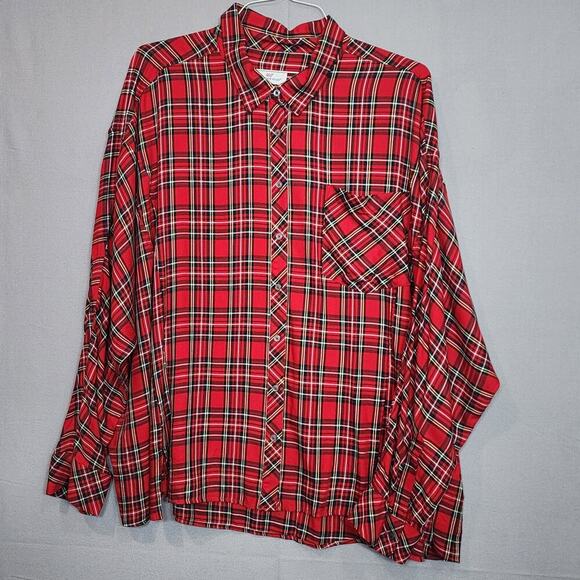 Vineyard Vines‎ Shirt Men Red Plaid Button Up Sz 2XL - Picture 2 of 7